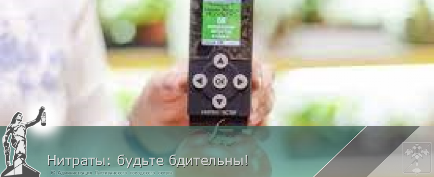 Нитраты: будьте бдительны!  | Администрация муниципального округа город Партизанск Приморского края Официальный сайт