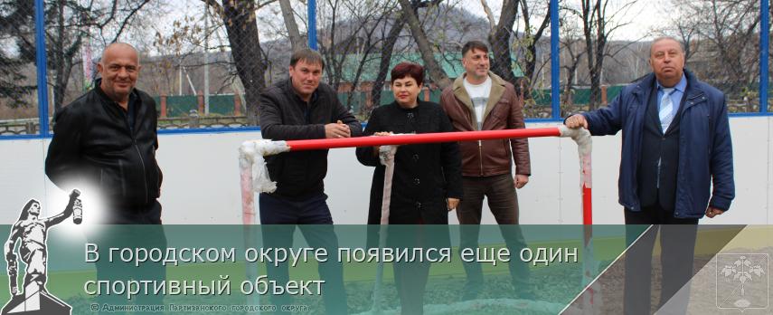 В городском округе появился еще один спортивный объект  | Администрация муниципального округа город Партизанск Приморского края Официальный сайт