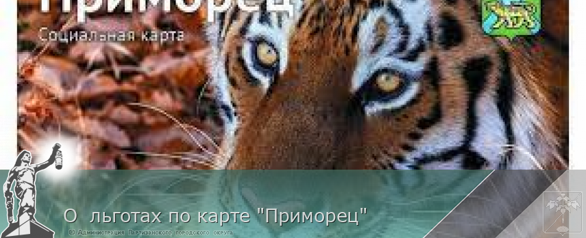 О  льготах по карте &quot;Приморец&quot; | Администрация муниципального округа город Партизанск Приморского края Официальный сайт